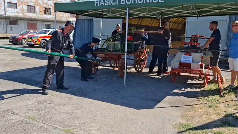 Ukážka s ručnou striekačkou