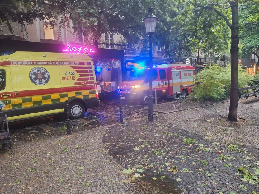Včera nás operačné stredisko vyslalo na padnuté stromy a konáre po búrke