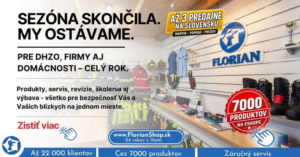 Sezóna nákupov skončila, potreba nie. Bezpečnosť pre zbory, firmy aj domácnosti po celý rok