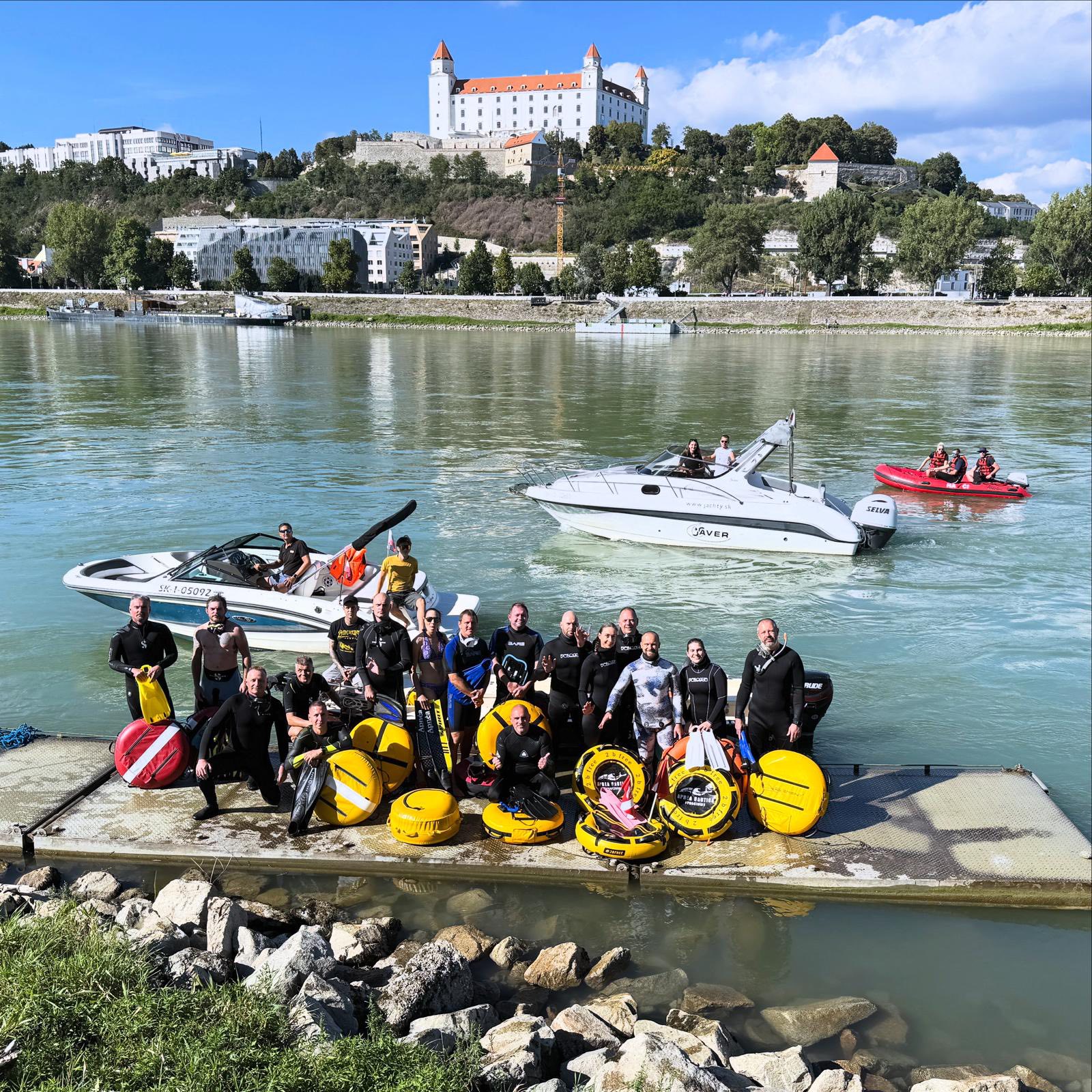 V nedeľu sme zabezpečovali krásnu akciu Trans Danube Swim 🚒🧑‍🚒🚤
