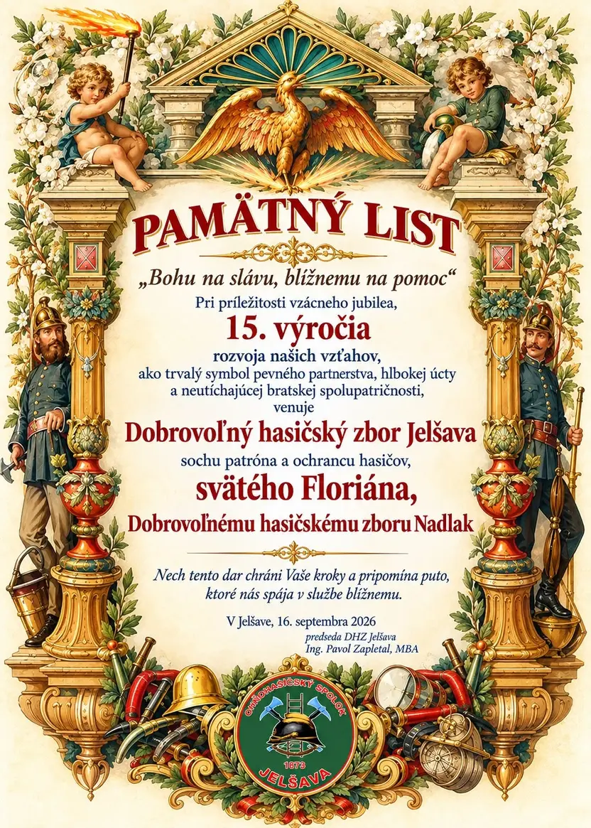 DEŇ RUMUNSKÝCH HASIČOV